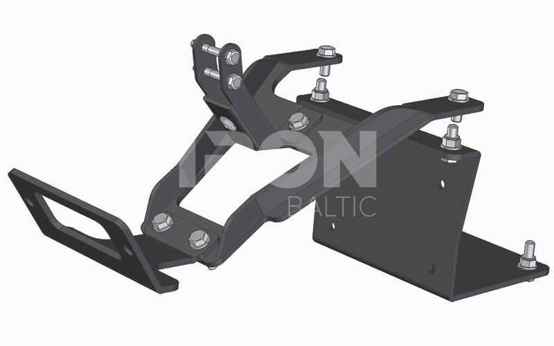 Front winch mounting kit: CanAm G2 Renegade