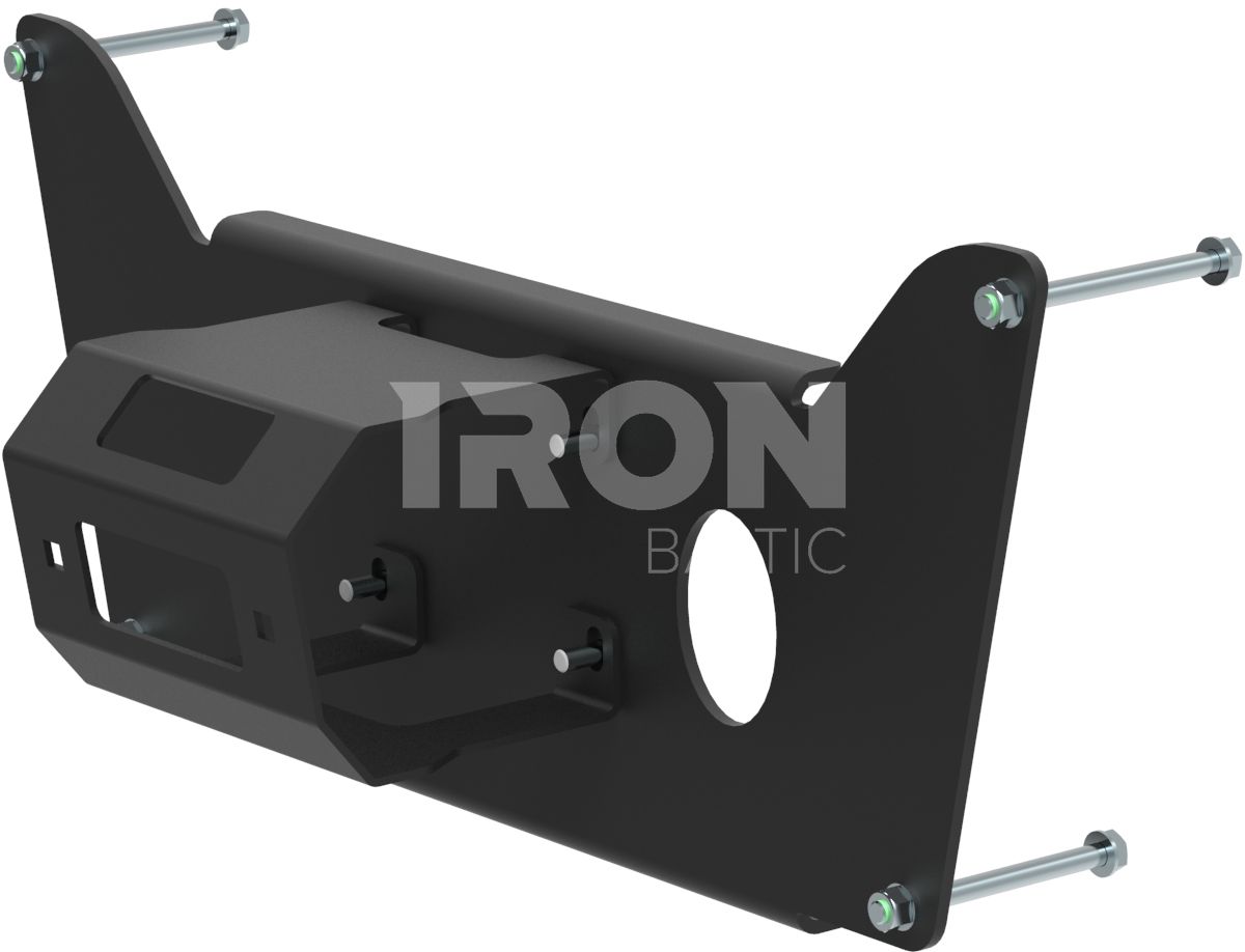 Rear winch mounting kit: Polaris Ranger 400 / EV