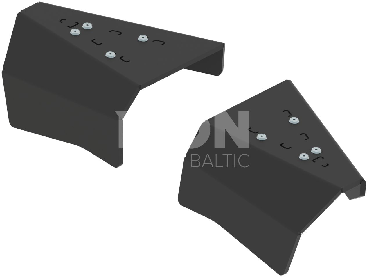 Pl. Front A-arm guards (pair)