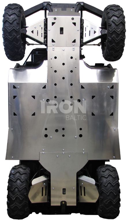 Skid plate full set (aluminium): HiSun 700 UTV