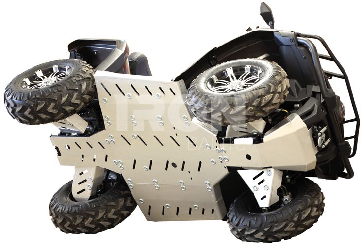 Skid plate full set (aluminium): CFMOTO CFORCE 450-L / 520-L: CFMOTO CFORCE 400 HO 2 UP: up to 2021 model year