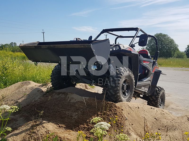 UTV Front-mount push tubes: Quick attach