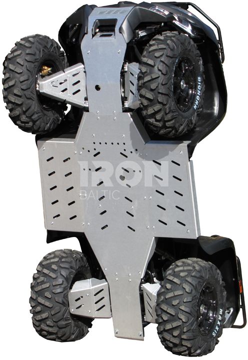 Skid plate full set (aluminium): Dinli DL 702 L
