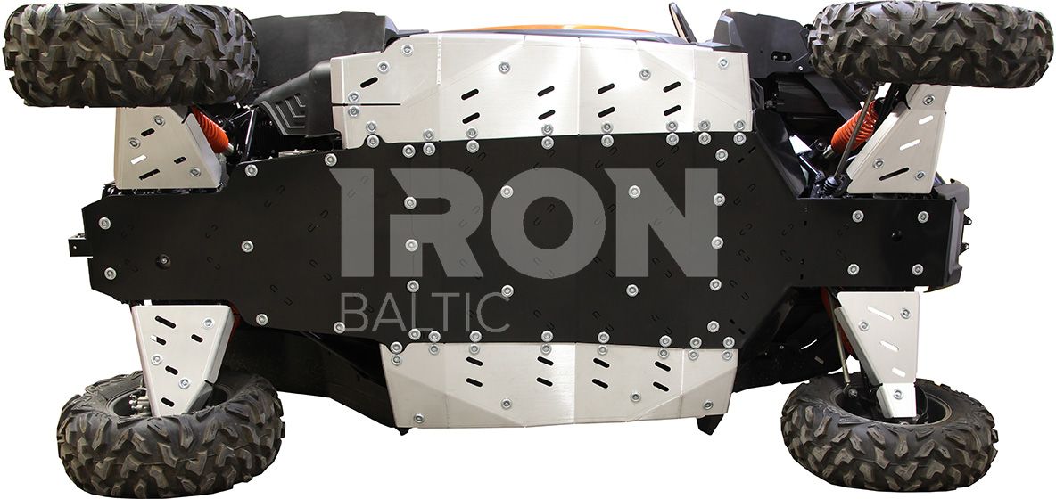 Skid plate full set (aluminium+plastic): CFMOTO ZFORCE 950 Sport (2023+)