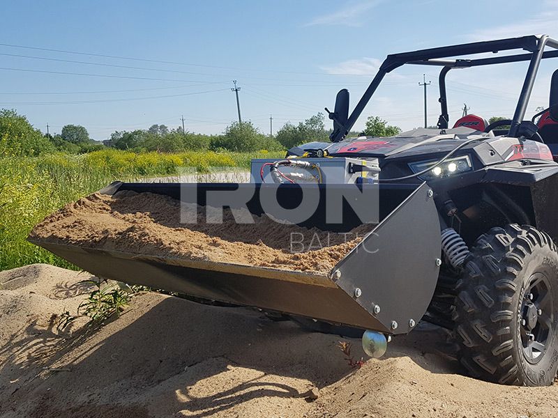 Plow lift adapter: Polaris RZR 900 S / RZR 1000 S
