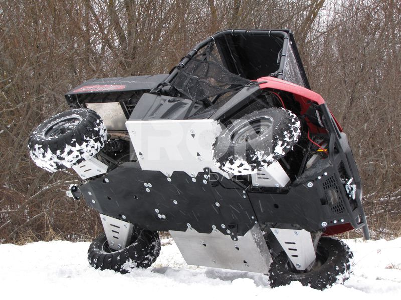Skid plate full set (aluminium/plastic): Polaris Ranger 570: (2015-2021)