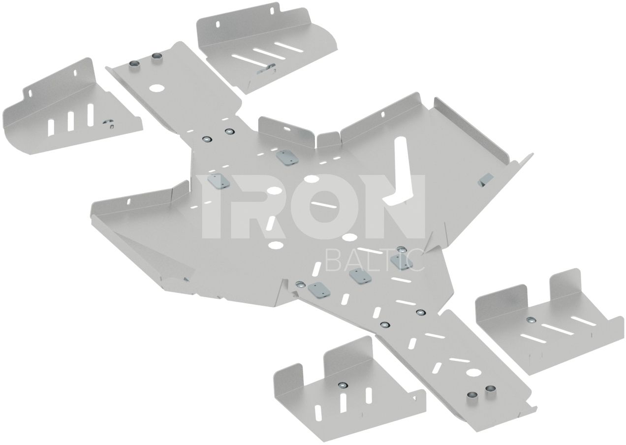 Skid plate full set (aluminium): TGB 1000 Blade: TGB 1000 LTX Blade