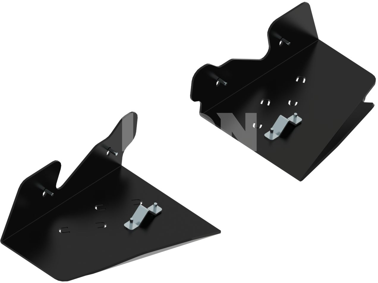 Pl. Rear A-arm guards (pair)