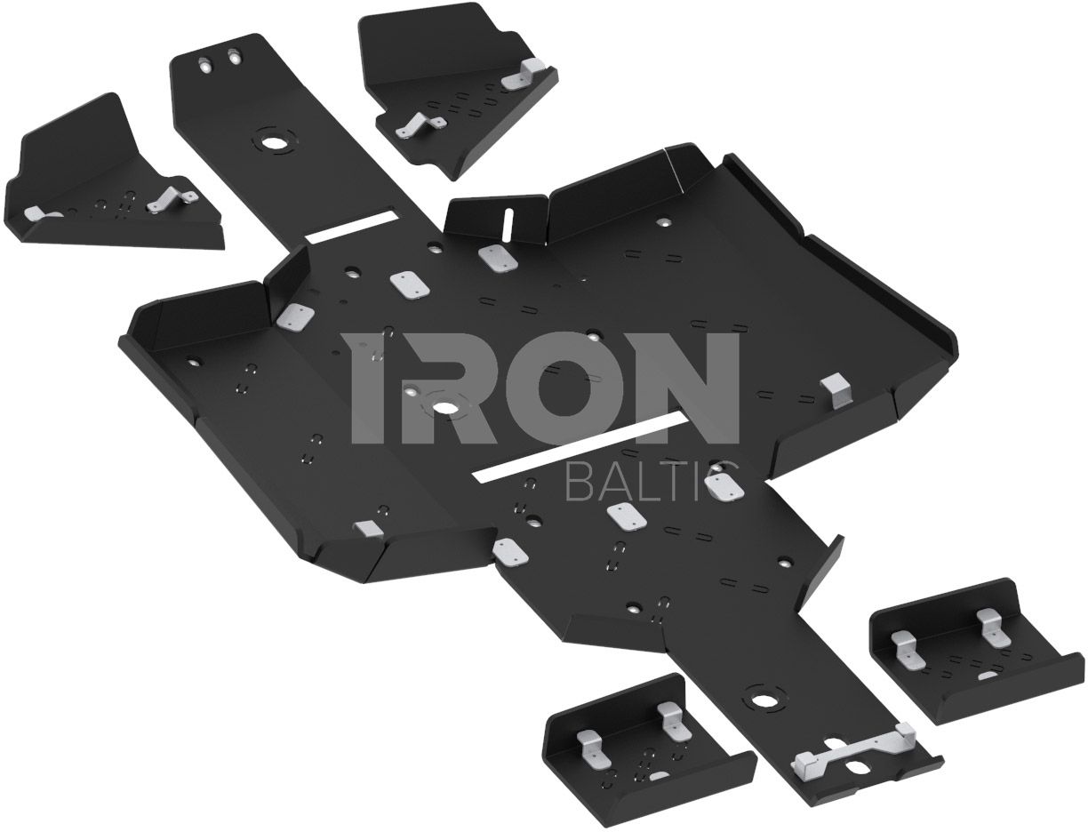 Skid plate full set (plastic): Linhai M550L EPS