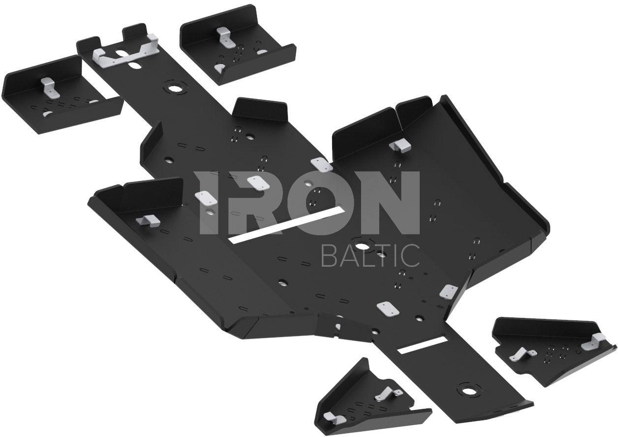 Skid plate full set (plastic): Linhai M550L EPS