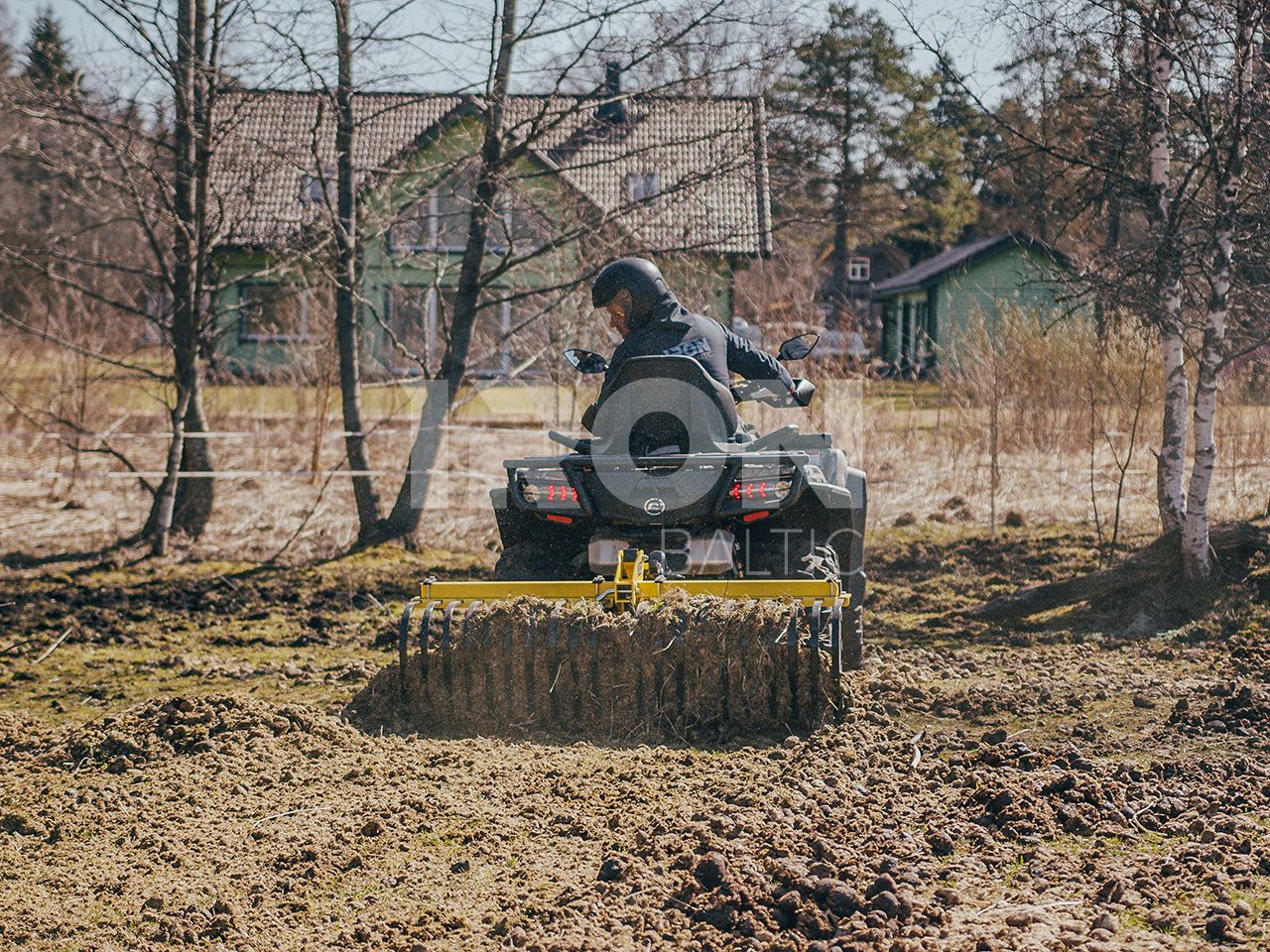 Landscape rake: (Receiver Mount System)