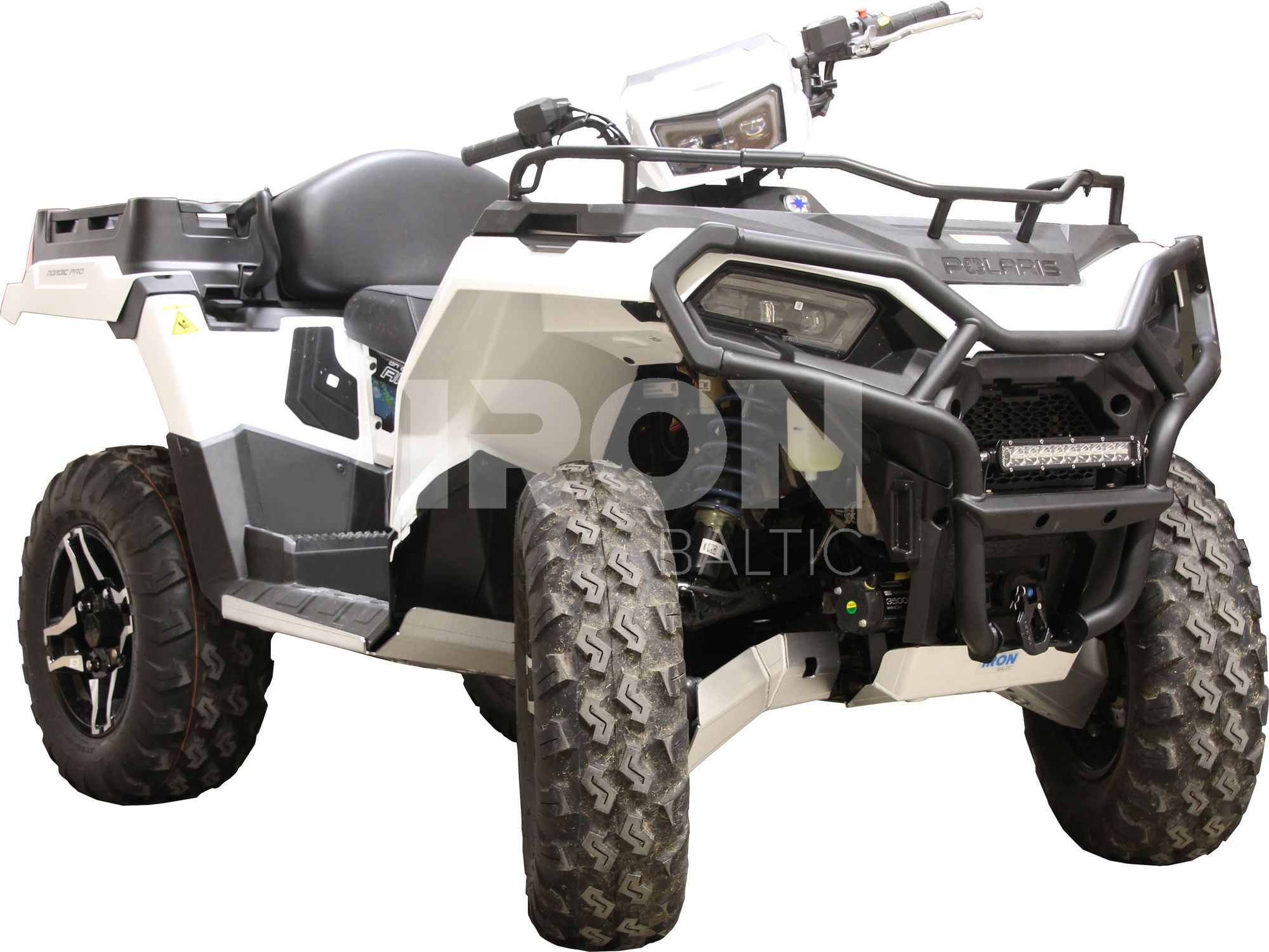 Skid plate full set (aluminium): Polaris Sportsman 570 X2 Nordic Pro (MY2025+)
