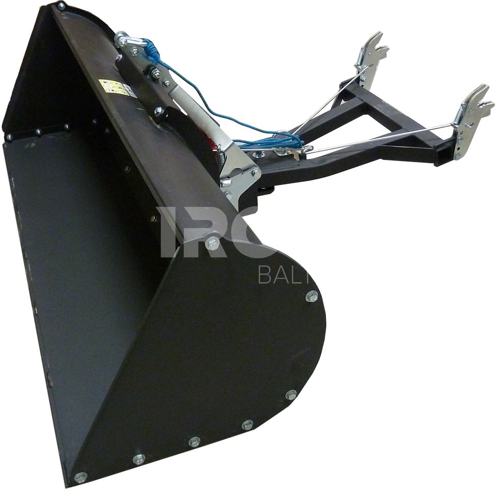 Mechanical plow bucket: 1280 mm / 50 in: for "narrow" type adapters