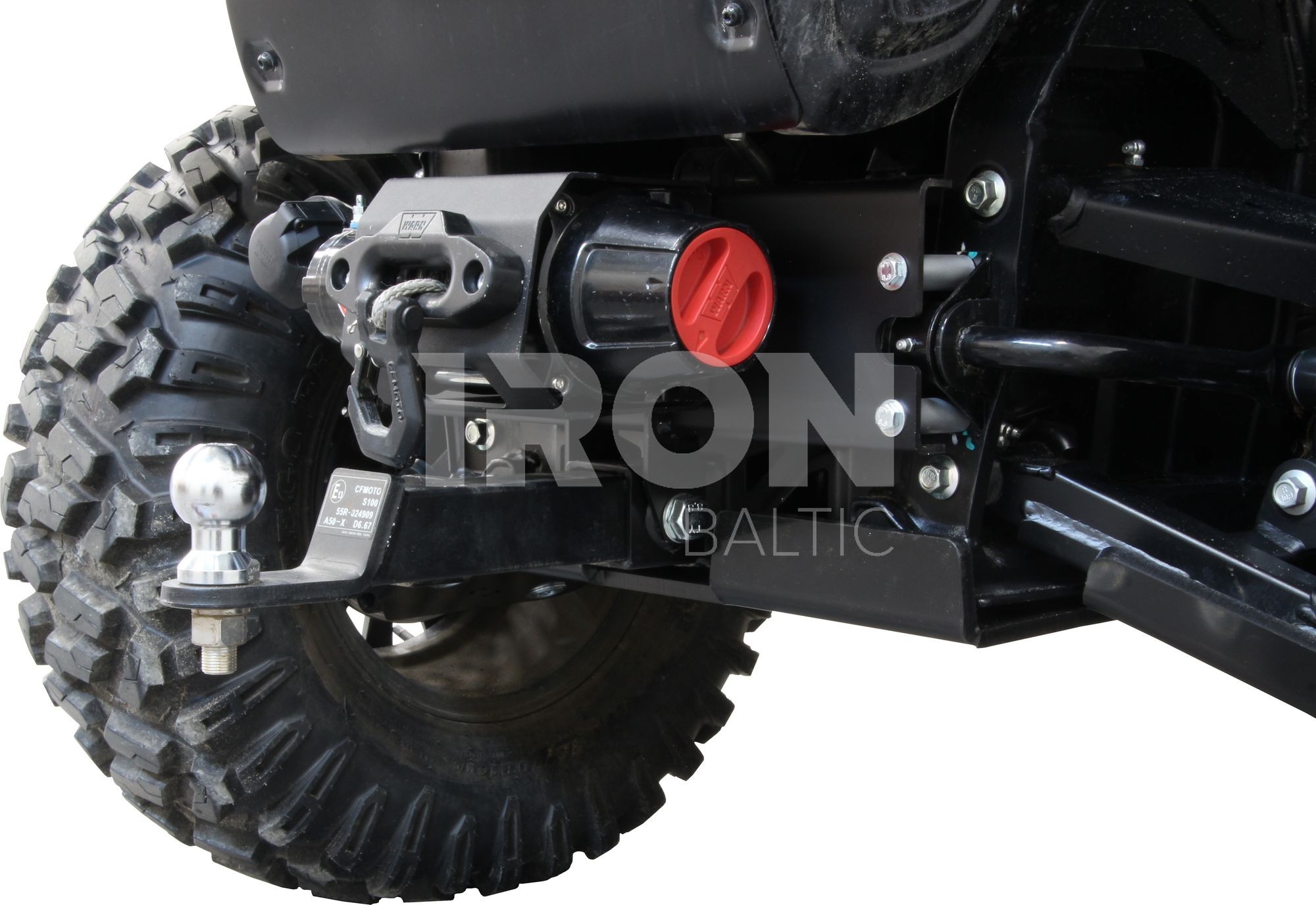 Rear winch mounting kit: U10PRO / U10PRO XL (2025+)