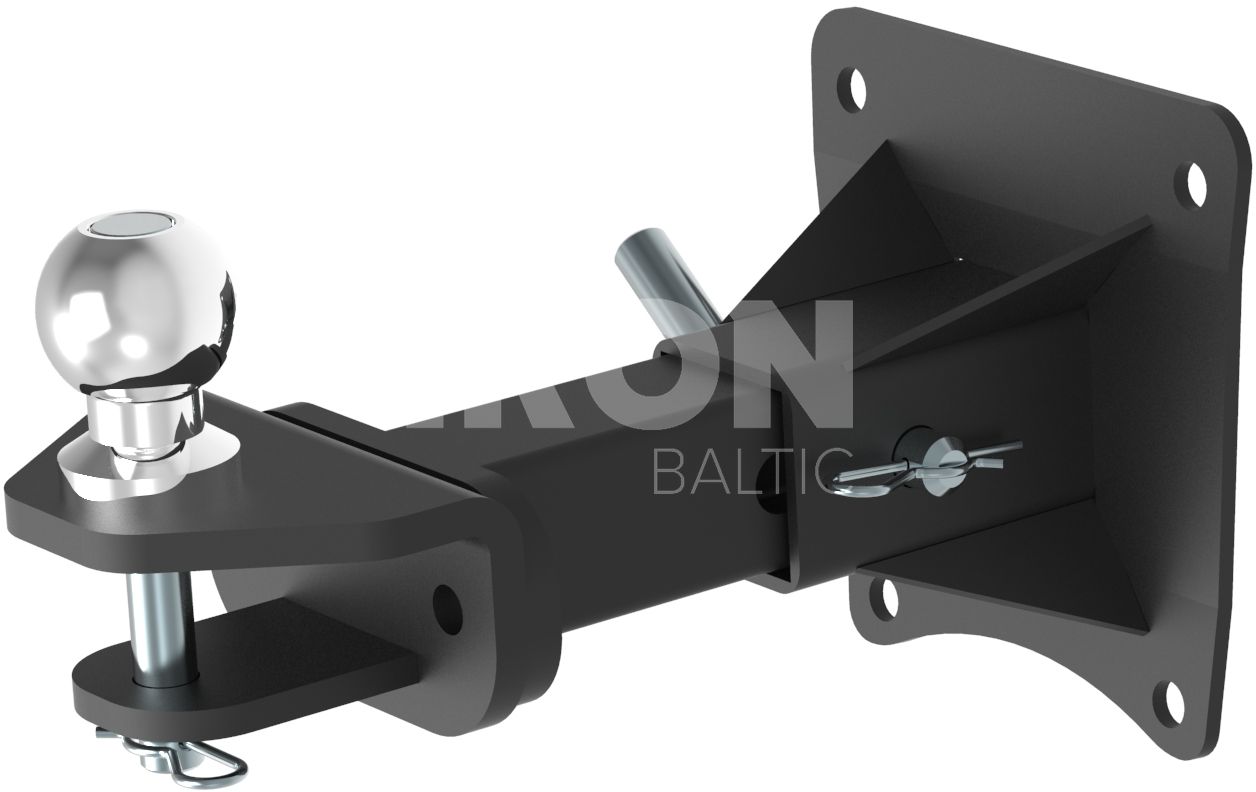 Hitch-ball mounting kit: Polaris RZR 1000