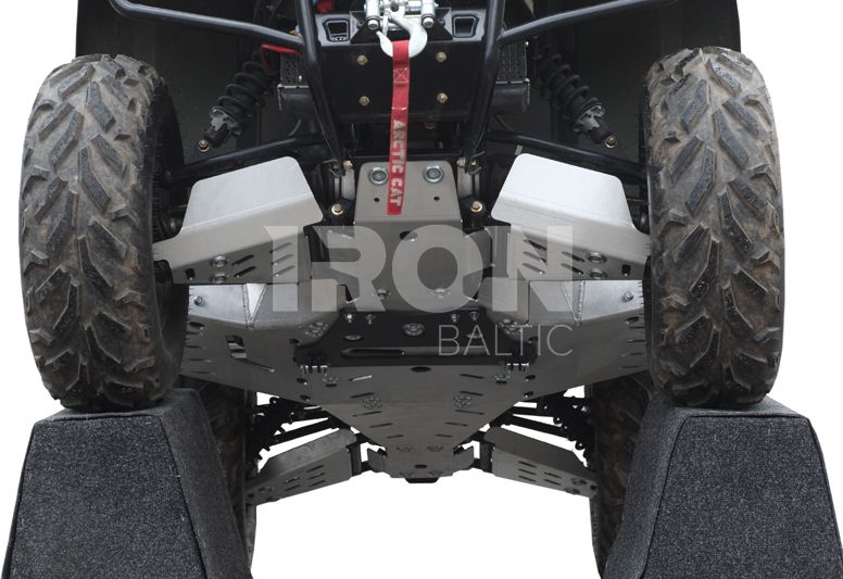 Skid plate full set (aluminium): Arctic Cat TRV 500 / 550 / 700