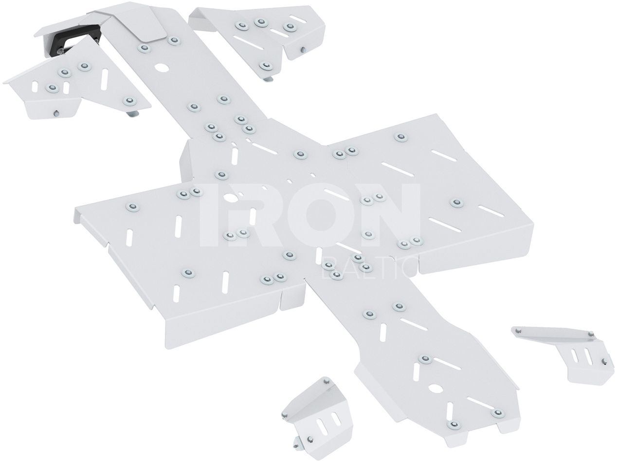 Skid plate full set (aluminium): AODES Pathcross 650 S / 850 S / 1000 S