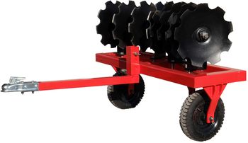 Flip over disc cultivator