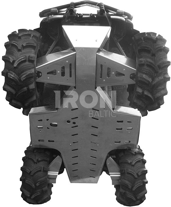 Rear A-arm guards (aluminium)