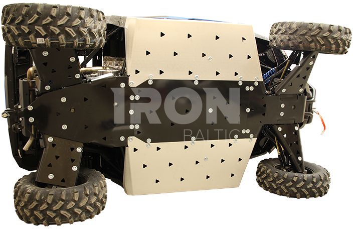 Skid plate full set (aluminium/plastic): Polaris General