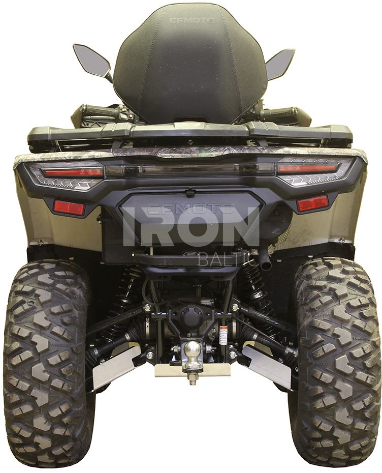 Skid plate full set (aluminium): CFMOTO CFORCE 450-L / 520-L (2022+)