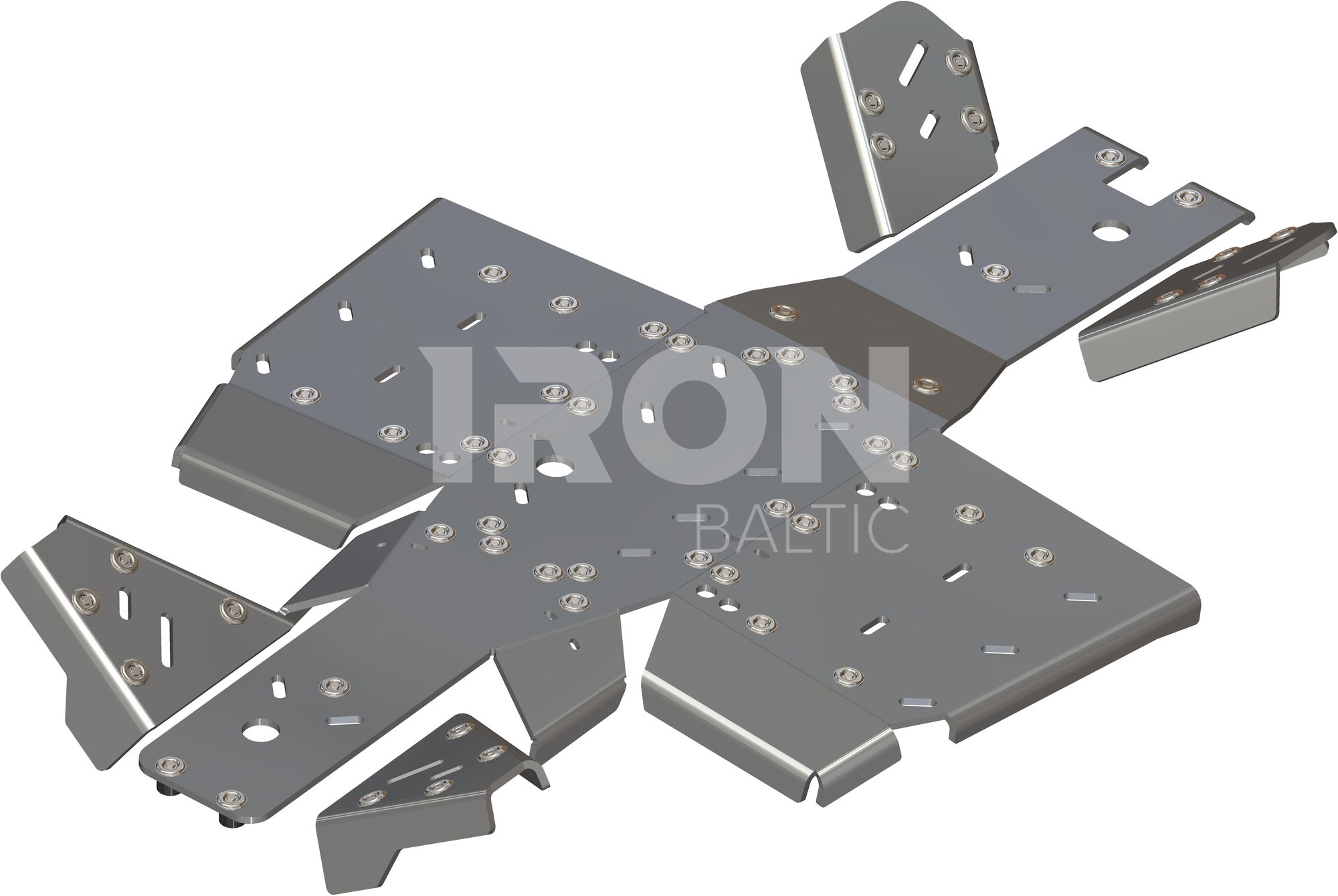 Skid plate full set (Plastic) Linhai LandForce 550L/650L/650L PRO (2025+)