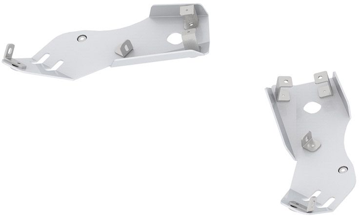 Rear A-arm guards (aluminium)
