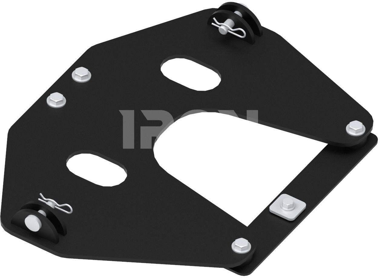 Mid-mount adapter: Polaris Scrambler XP 1000 S: Polaris Sportsman 1000 S