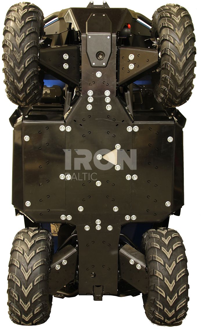 Skid plate full set (HDPE plastic): CFMOTO CFORCE 625 Touring (-2022): CFORCE 600 Touring (2020-2022)