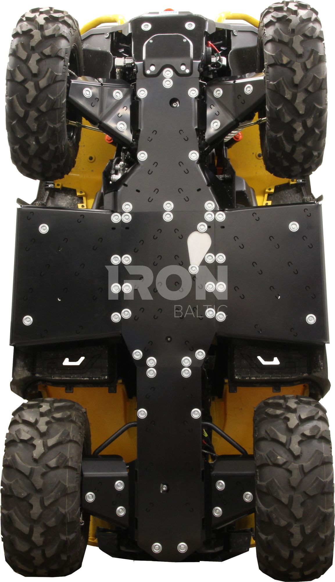 Skid plate full set (plastic): Trapper Guardian 450L/550L/750L (2025+): HISUN Guardian 400 / 550 / 650