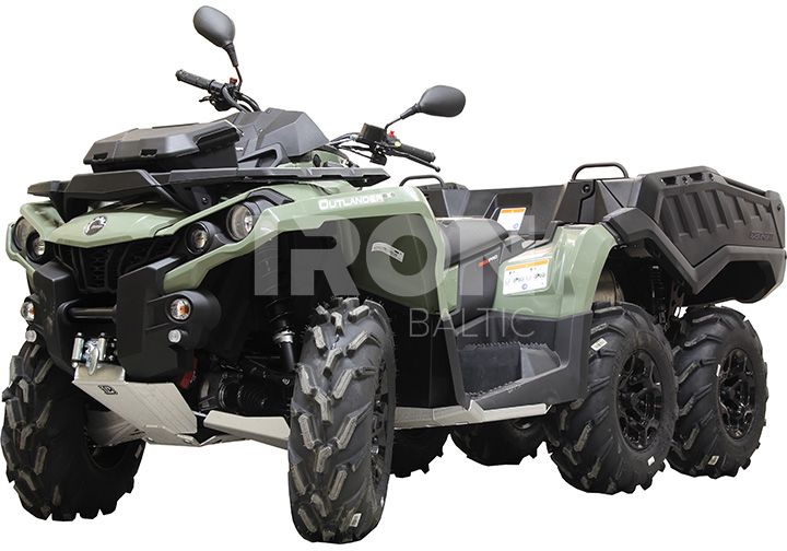 CanAm G2 Outlander 6x6 MAX - skid plate full set aluminium: (2017-2018)