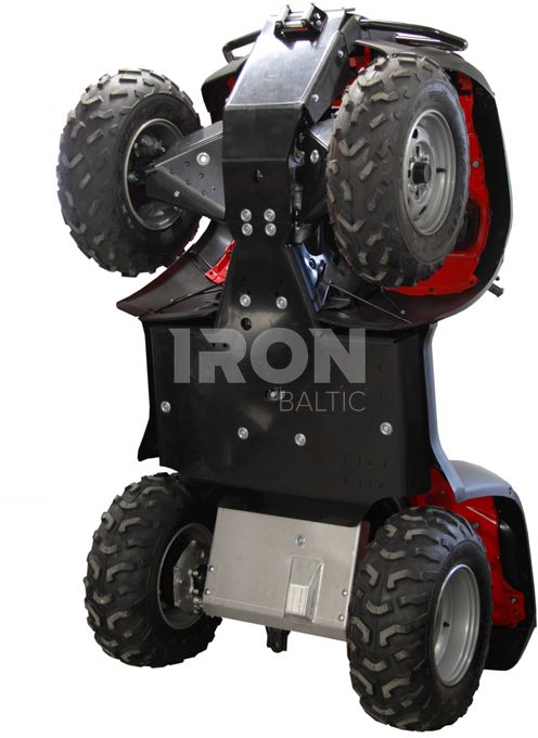 Skid plate full set (plastic): Honda TRX 500 FA / FE (-2011)
