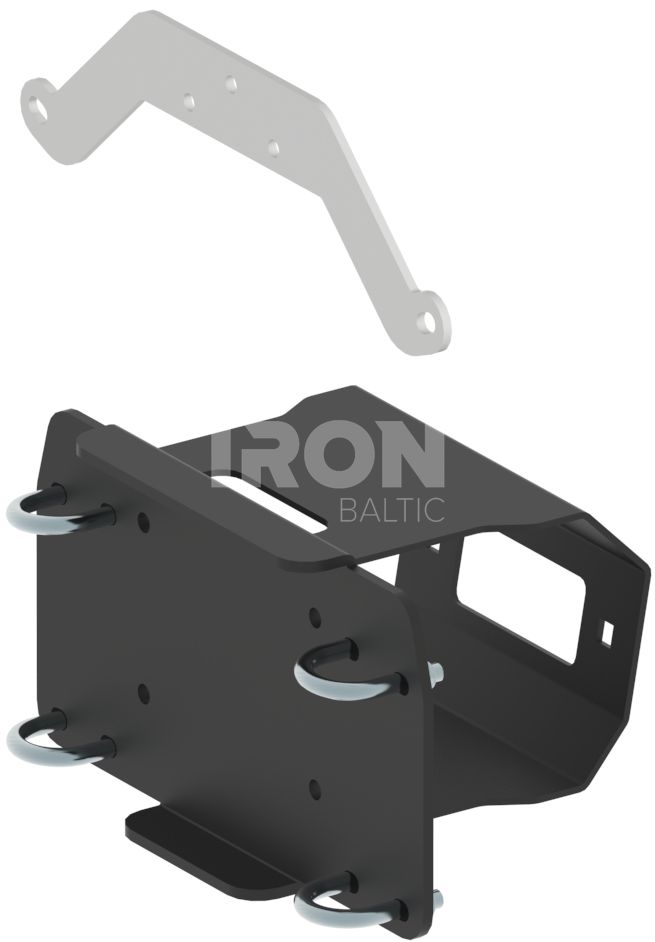 Rear winch mounting kit: KYMCO MXU 700 (-2019)
