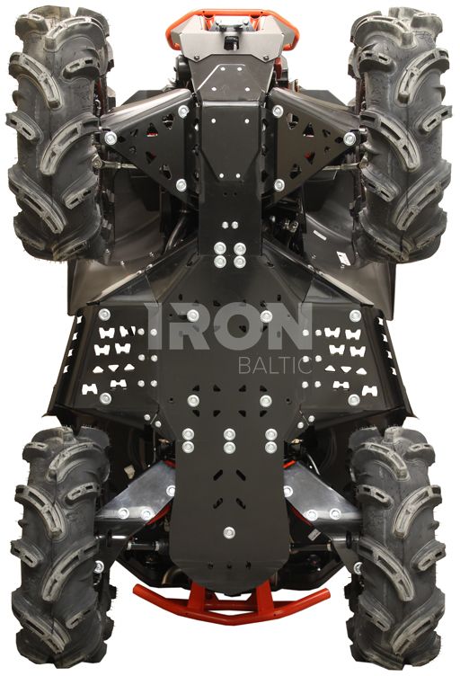 Skid plate full set (plastic): CanAm Renegade X MR: (2017-2018)