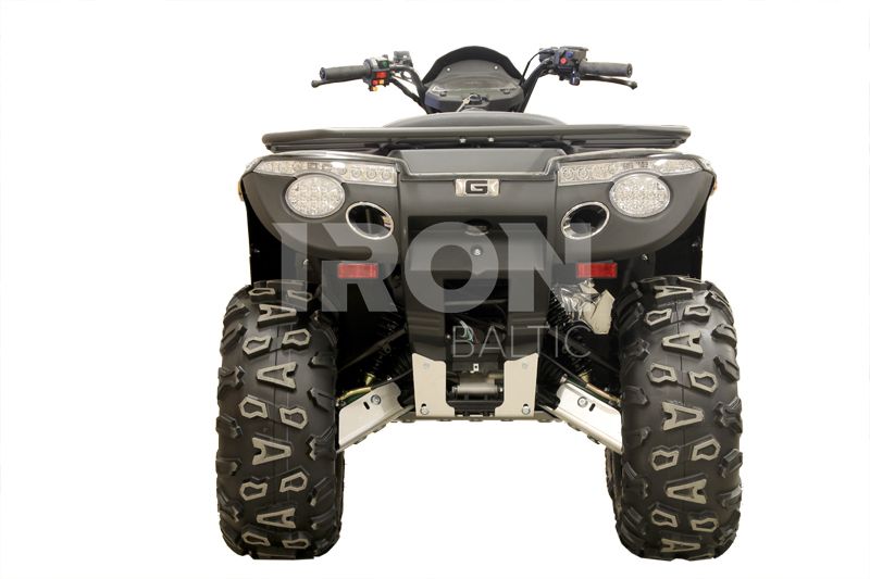 Skid plate full set (aluminium): GOES Cobalt / Iron