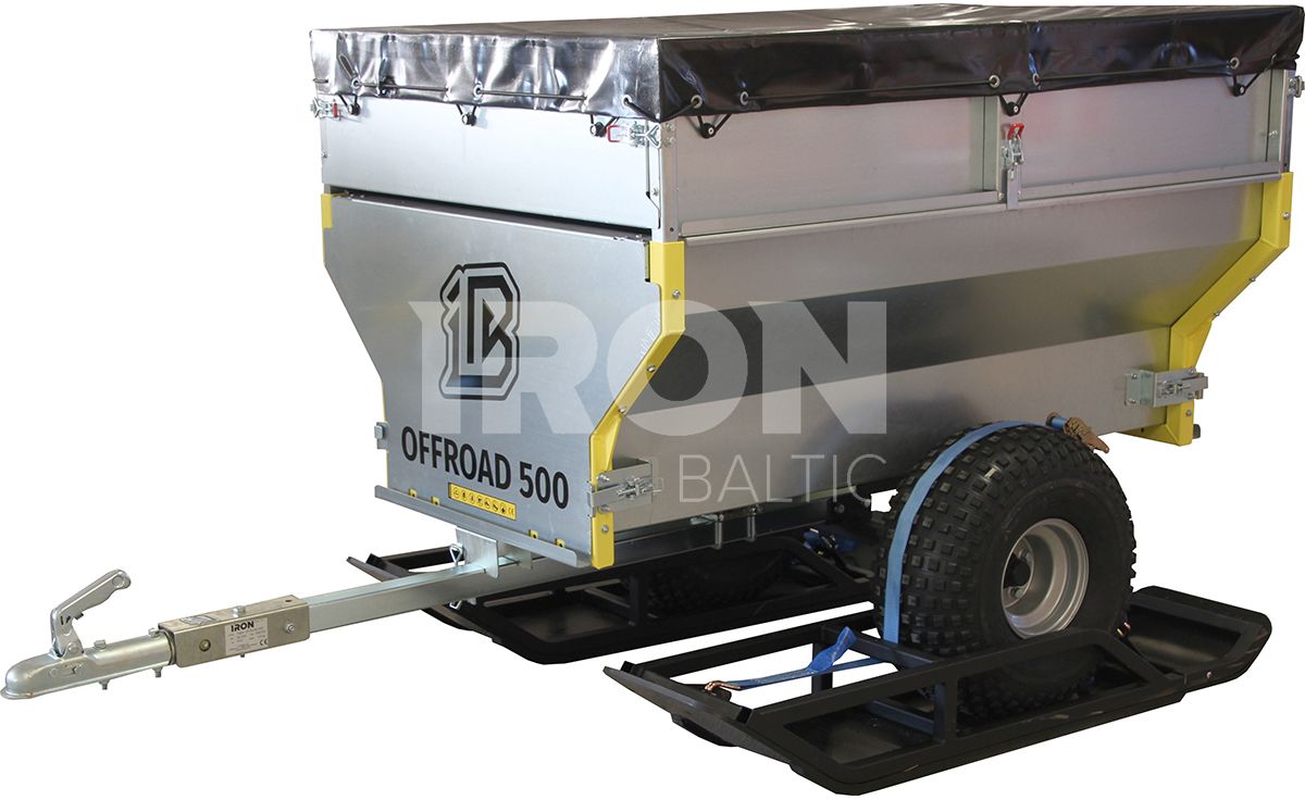 Trailer skis: ( 1 axle trailer ): adjustable width: road & offroad tyres
