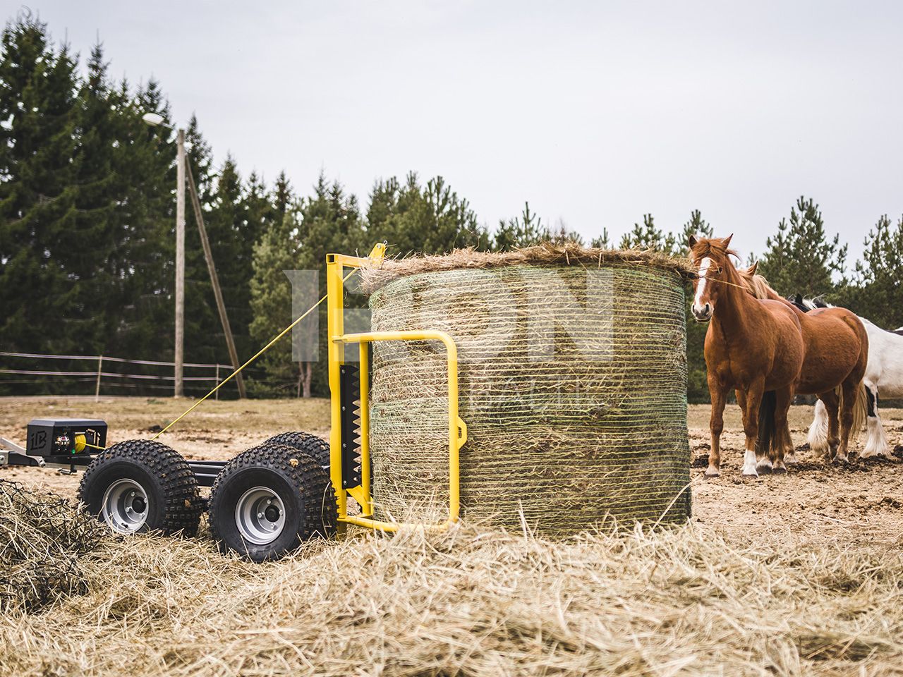 Silo & Hay bale trailer