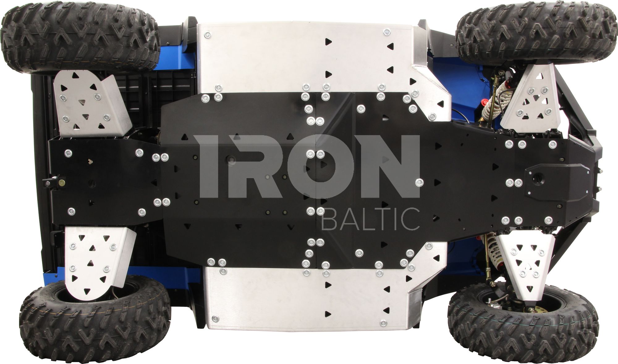 Skid plate full set (plastic-aluminium): Trapper 550 UTV: HiSun 550 UTV