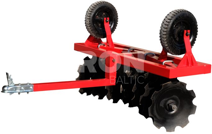 Flip over disc cultivator