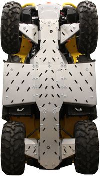 Skid plate full set (aluminium): Trapper Guardian 450L/550L/750L (2025+): HISUN Guardian 400 / 550 / 650