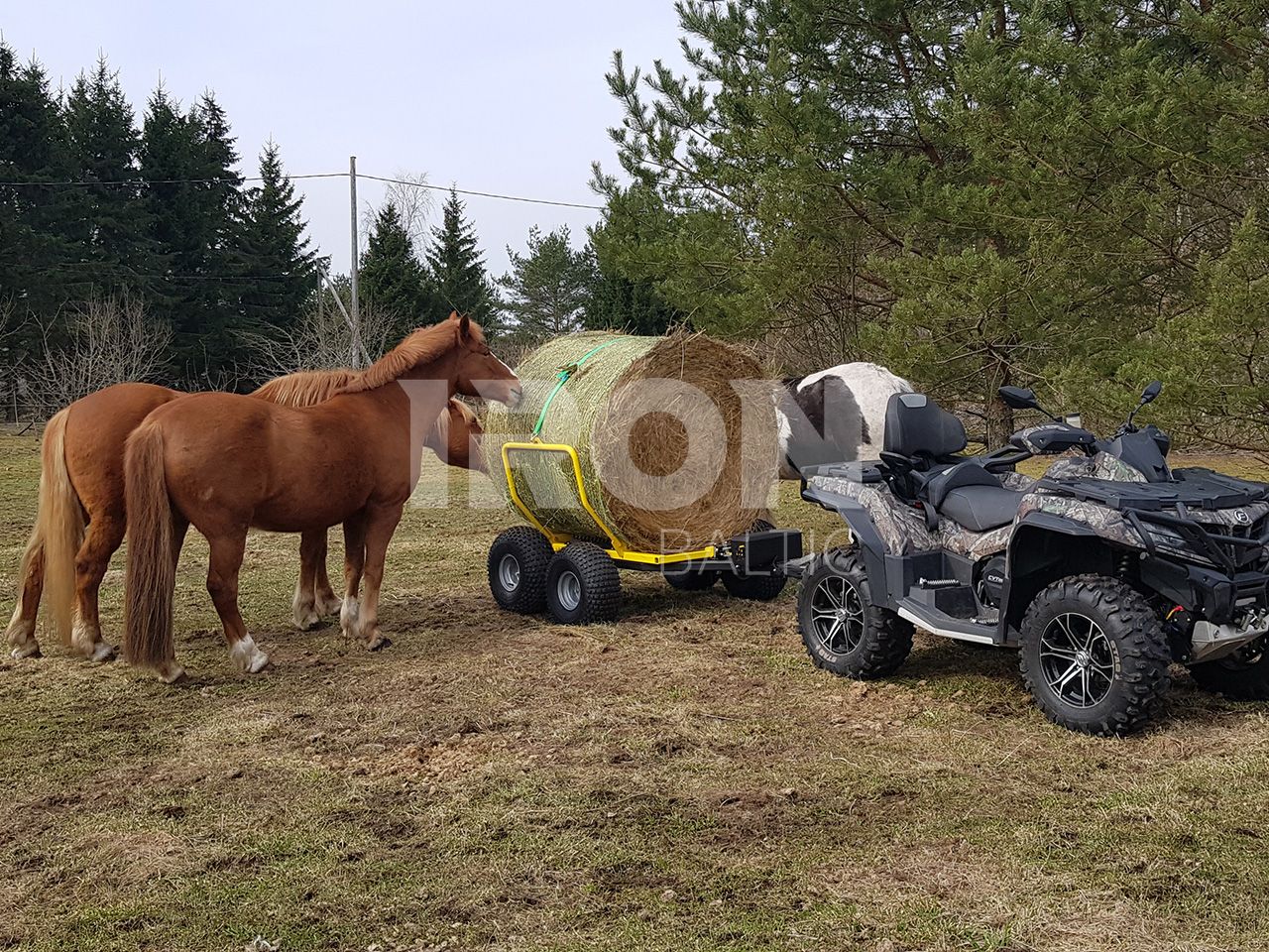 Silo & Hay bale trailer