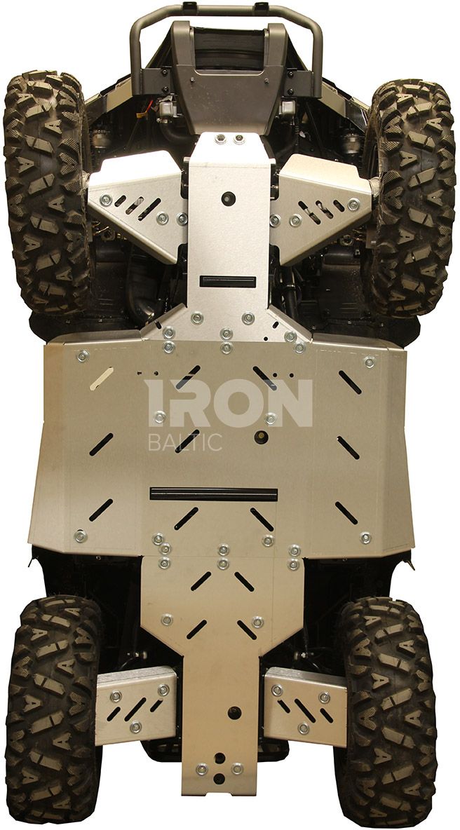 Skid plate full set (aluminium): Linhai M550L EPS
