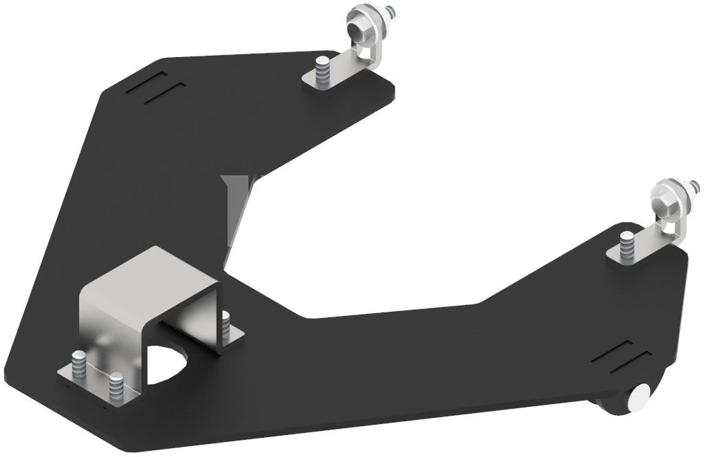 Mid-mount adapter: CFMOTO UFORCE 600