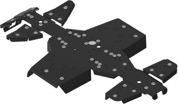 Skid plate full set (HDPE plastic): Segway Snarler AT5 S