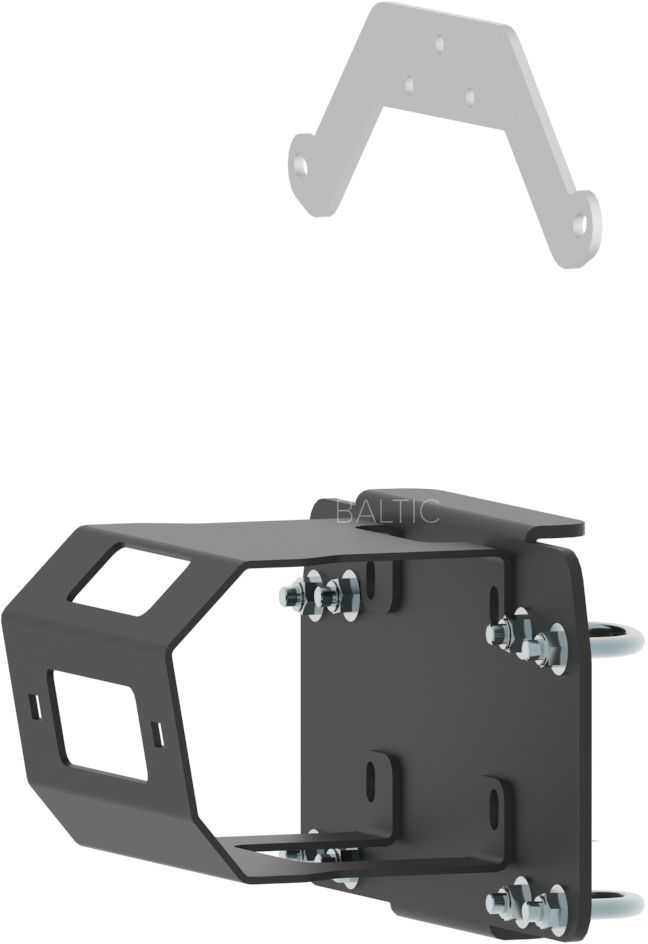Rear winch mounting kit: KYMCO MXU 700 (-2019)