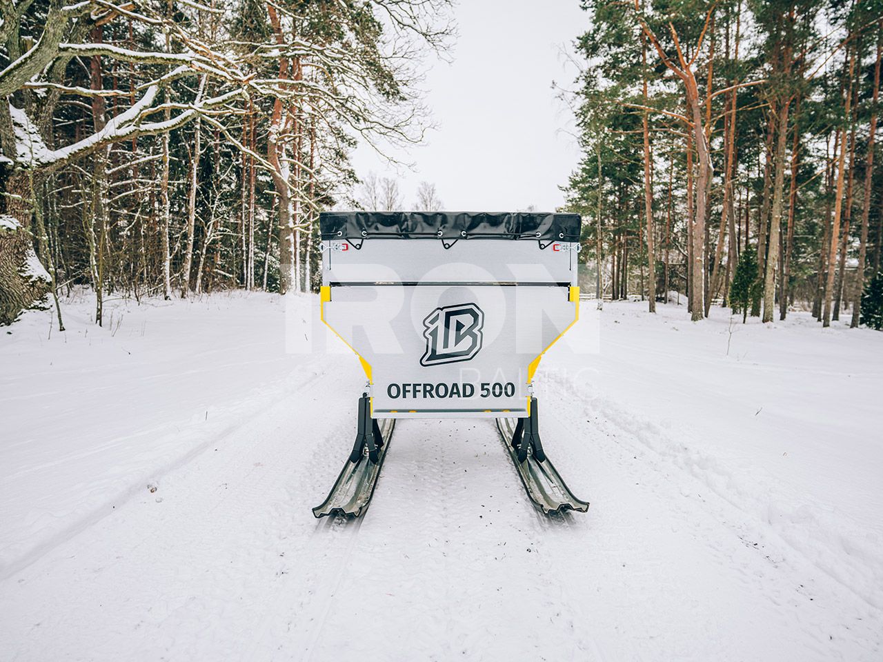 Trailer Skis (OFFROAD 500): for IB trailer p/n 89.1000 / 89.1100