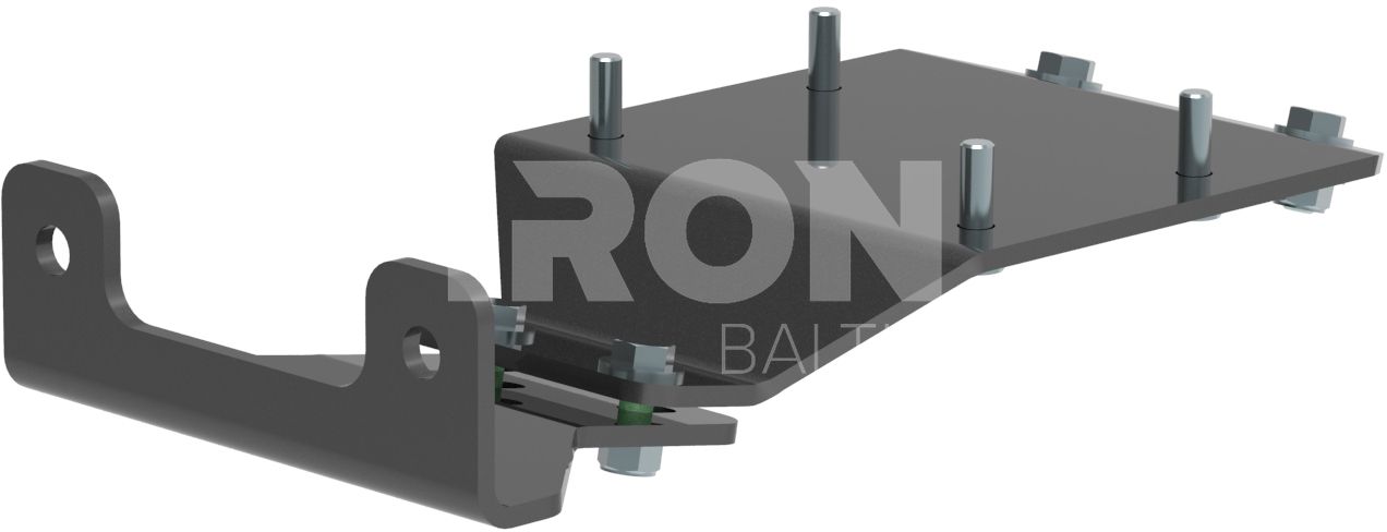 Front winch mounting kit: Polaris RZR 900 XP (-2014)