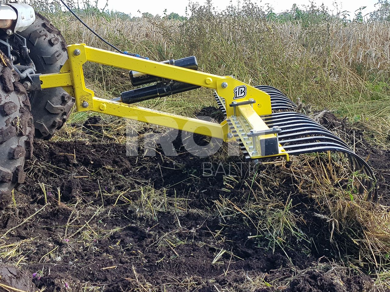 Landscape rake: (Receiver Mount System)