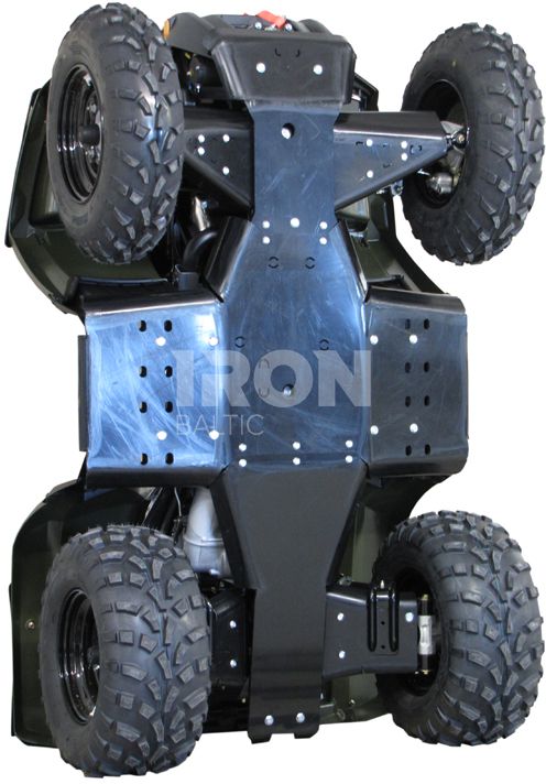 Skid plate full set (plastic): Polaris Sportsman: 400 / 500 / 800: (2011+)