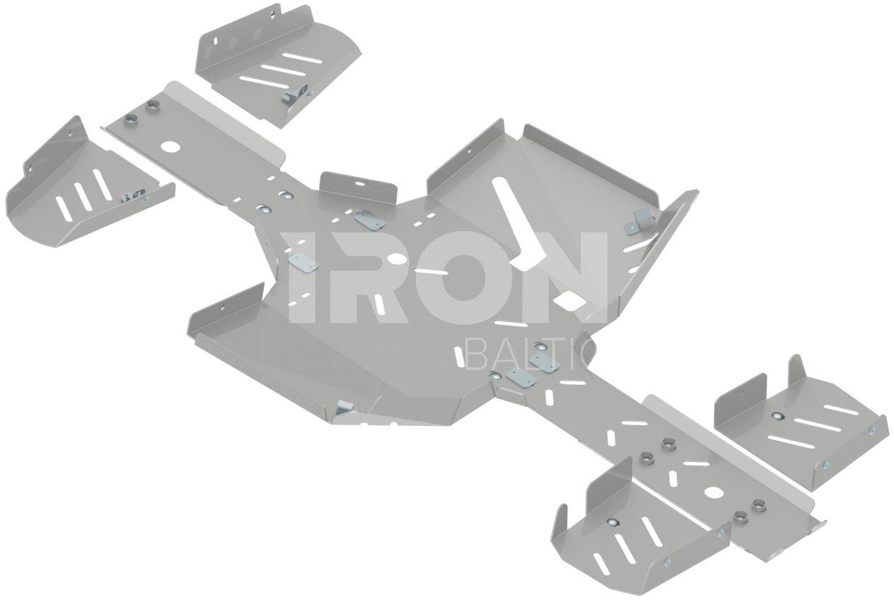 Skid plate full set (aluminium): TGB 600 LT Blade: TGB 600 LTX Blade